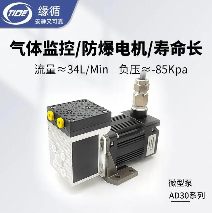 微型气泵AD30隔膜无刷电动防爆气泵大流量小型真空泵